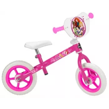 Balansinis dviratis HUFFY Princess 10 colių vaikams, be pedalų, lengvas rėmas, putų padangos