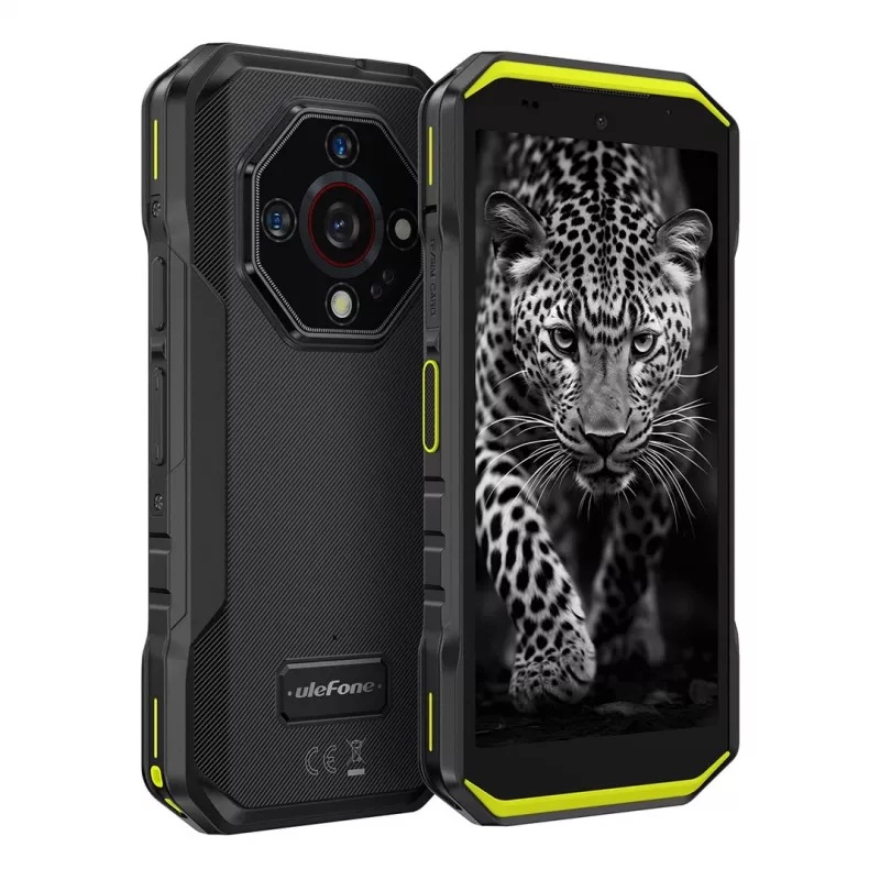 Išmanusis telefonas UleFone Armor X32 6,1 colio 6 GB RAM 128 GB atminties Ryškiai žalia, energijos klasė B