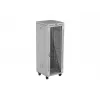 LANBERG 19 colių 32U stovimas serverio spintos stovas 600×600 mm pilkas su perforuotomis durelėmis ir LCD (Flat Pack)
