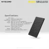 Nešiojamas power bank Nitecore NB10000 — 10000 mAh, USB‑A + USB‑C, 38 W bendra galia, pilka