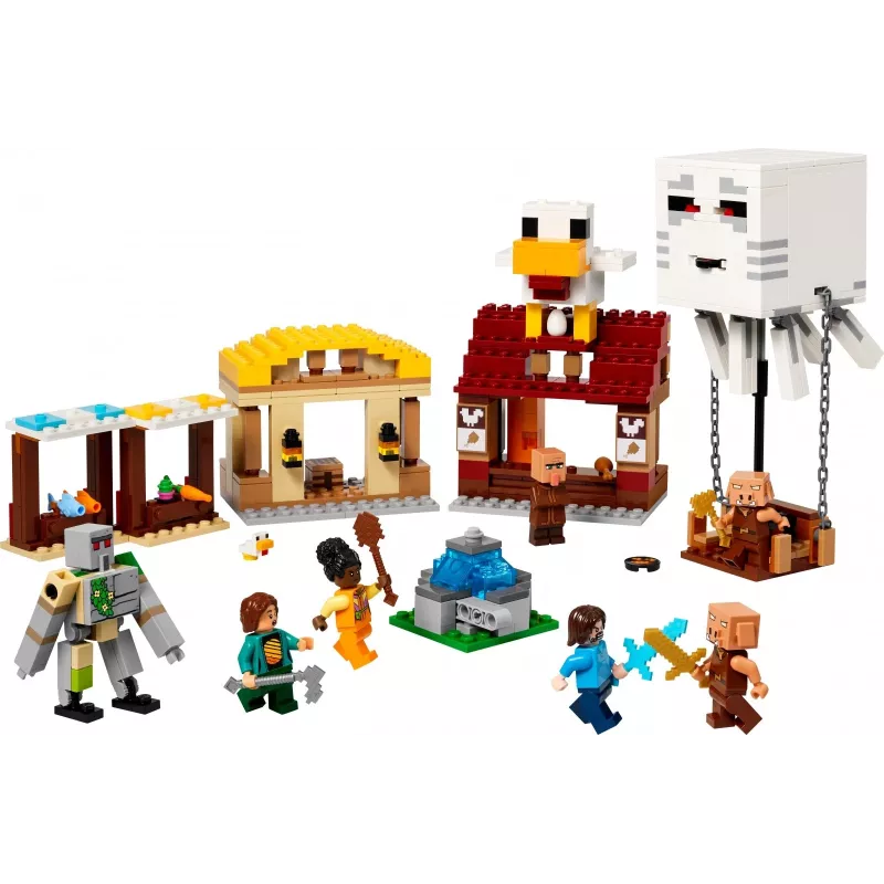LEGO MINECRAFT 21273 Ghast Baliono Kaimo Ataka