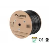 Lanberg LCU6-21CU-0305-BK tinklo laidas, juodas, 305 m, Cat6 U/UTP (UTP), lauko