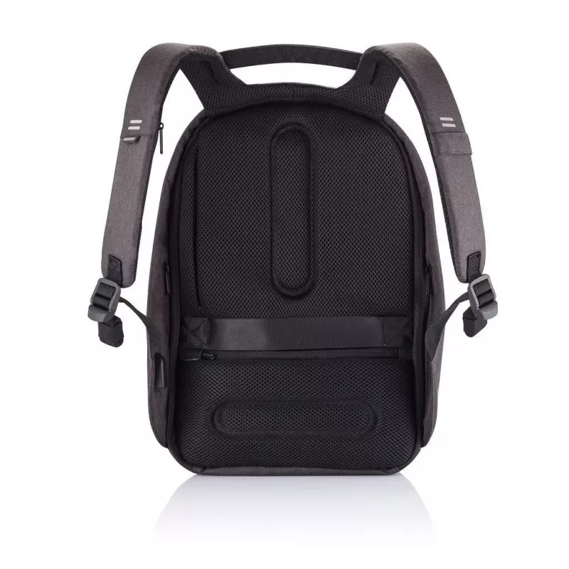 Kuprinė XDDESIGN Bobby Hero XL — 21,5 L, tinka 17 colių nešiojamam kompiuteriui, planšetės skyrius, organizacinė panelė, juoda