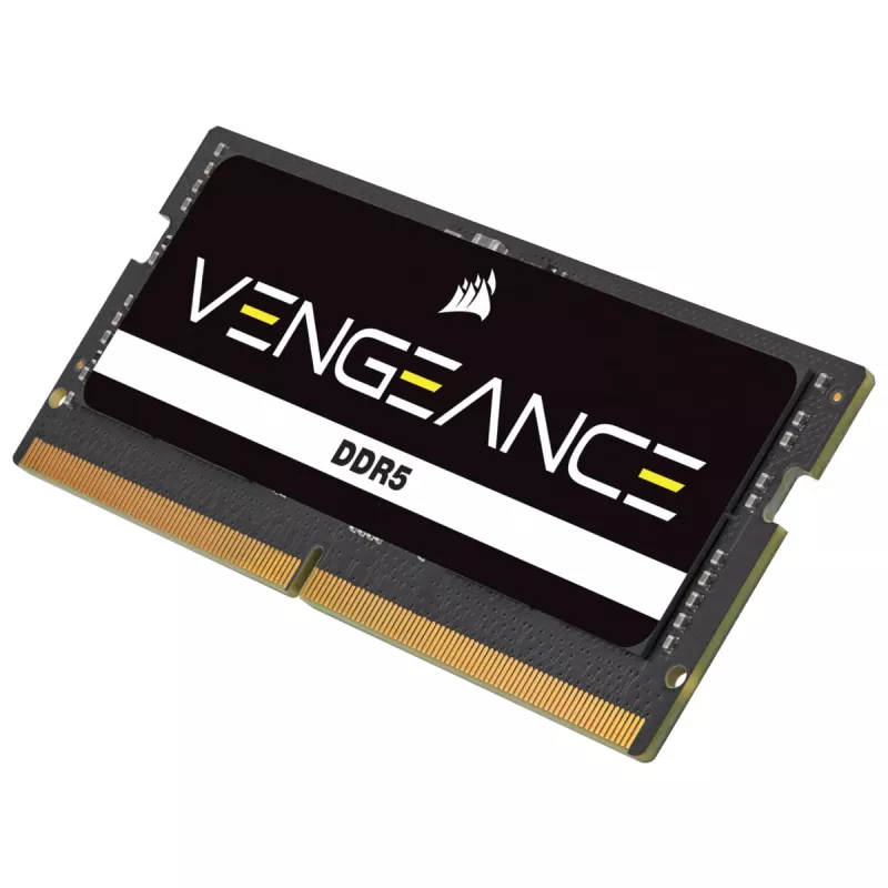 Corsair Vengeance SO-DIMM 64 GB DDR5-4800 (2x 32 GB) Dual-Kit, juodos spalvos, CMSX64GX5M2A4800C40
