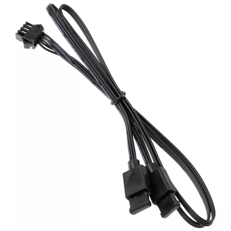 Adapteris Kolink 4‑kontaktis ventiliatoriaus į 3‑kontaktį 5V ARGB, 0,4 m