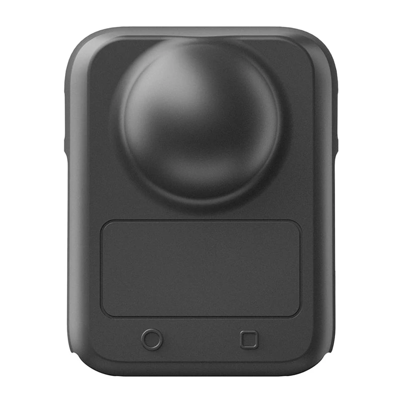 Silicininis dėklas su objektyvo dangteliu PULUZ, skirtas DJI Osmo 360 (Juoda)