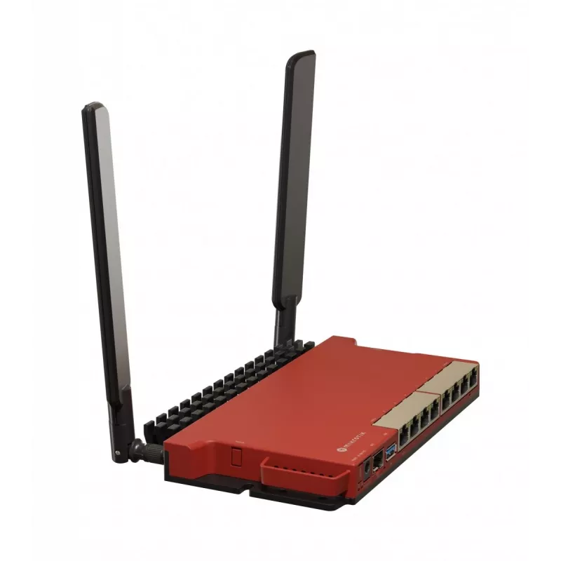 Mikrotik L009UiGS-2HaxD-IN belaidis maršrutizatorius Gigabit Ethernet vienos juostos (2,4 GHz) raudonas
