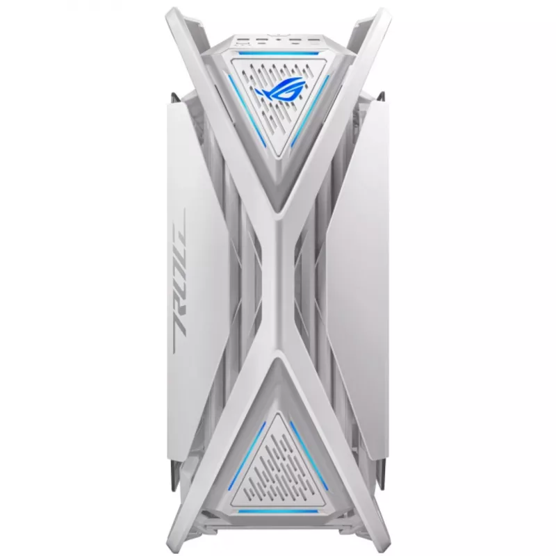 ASUS ROG GR701 Hyperion White, PC korpusas, Baltas, ATX, EATX, micro ATX, Mini-ITX, Aliuminis, Daugiaspalvis, Priekis