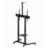 Grindinis TV stovas GEMBIRD TVS-100T-03, 60–100 colių, reguliuojamas aukštis, universalus tvirtinimas