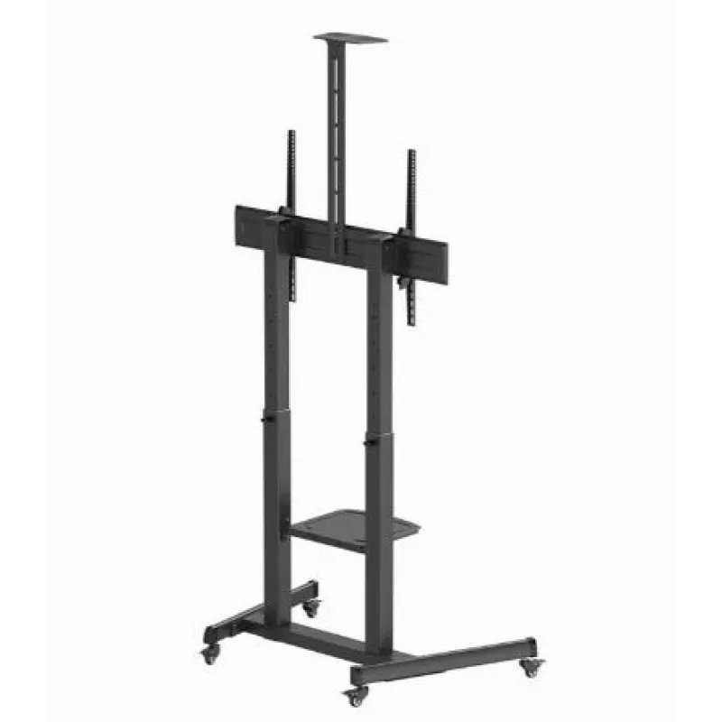Grindinis TV stovas GEMBIRD TVS-100T-03, 60–100 colių, reguliuojamas aukštis, universalus tvirtinimas