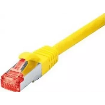 Tecline exertis Connect – Patch-Cable – RJ-45 (M) į RJ-45 (M) – 10 m – SSTP laidas – CAT 6 – be halogenų – geltona (71510Y)
