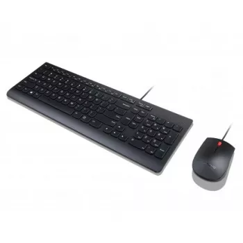 Lenovo 4X30L79897 klaviatūra su pele, laidas USB, QWERTZ vokiškas išdėstymas, juoda