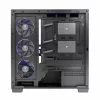PC korpusas MODECOM Volcano Stellar 5F ATX Midi bokštas, grūdintas stiklas, 5 iš anksto sumontuoti ventiliatoriai, USB‑C, palaiko microATX/ATX, maks. GPU 420 mm, CPU aušintuvo aukštis 175 mm