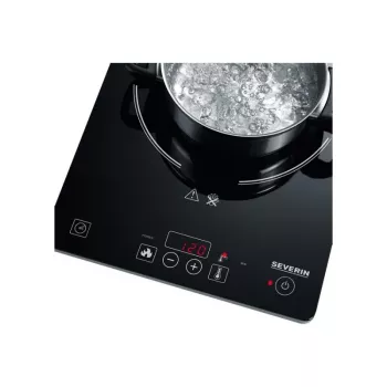 Severin KP 1071 elektrinė indukcinė kaitlentė, juoda, viena zona
