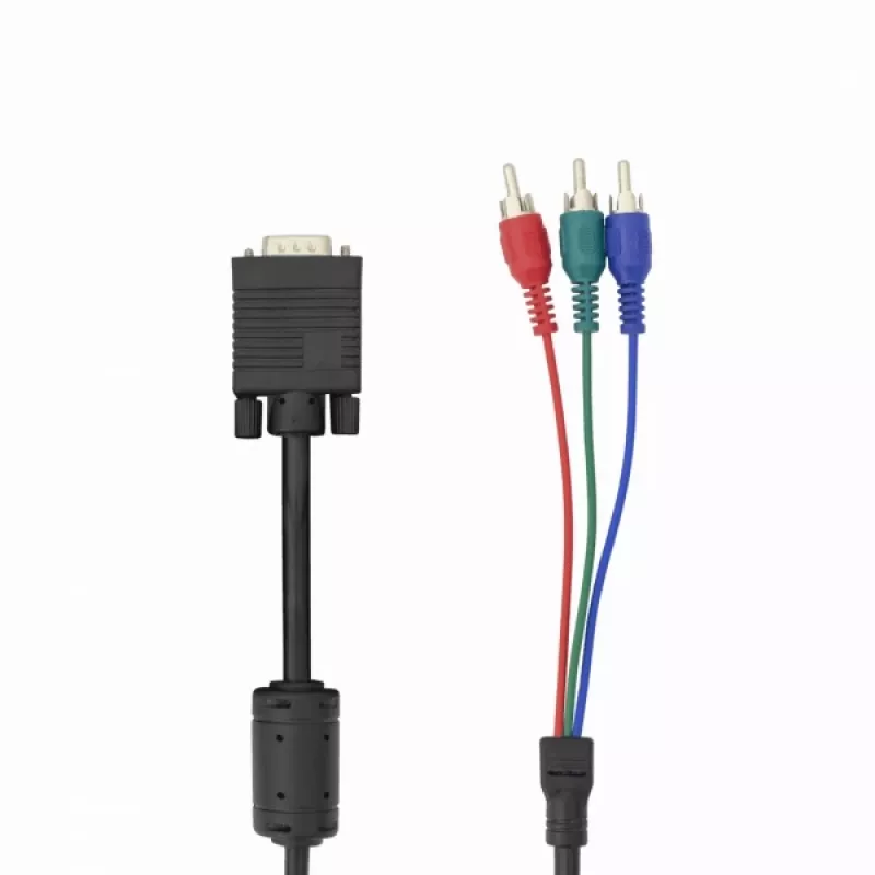 SBOX VGA-1022 VGA į 3×RCA laidas M/M 2 m