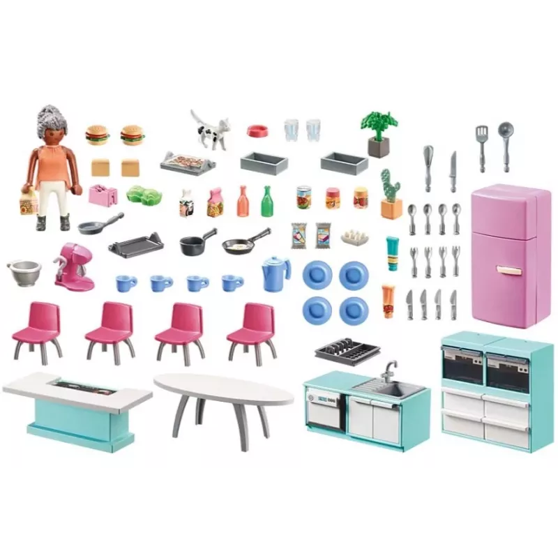 Virtuvė Playmobil My Life Kitchen 71608 Įvairiaspalvis Plastikas 4-10 metų