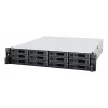 Synology RackStation RS2423+ NAS/saugyklos serveris stelaže (2U) Ryzen Embedded V1780B 8 GB DDR4 0 TB DiskStation Manager juoda, pilka