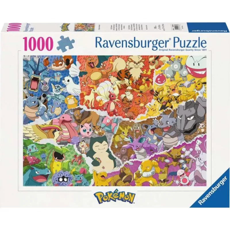 Ravensburger spalvotas dėlionė 1000 dalių (12000832) — animaciniai filmukai, 700 mm plotis, rekomenduojama nuo 14 metų