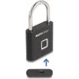 Biometrinė spyna Navilock 20965 pirštų atspaudų užraktas 75×45 mm juoda