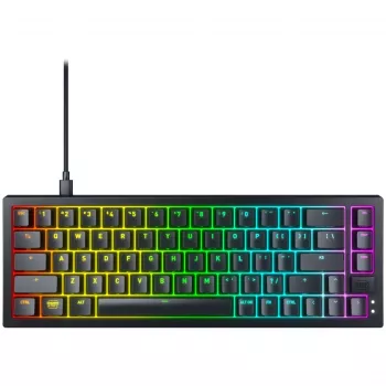 CHERRY K5V2 Kompaktiška žaidimų klaviatūra USB QWERTY anglų juoda 67 klavišai RGB LED
