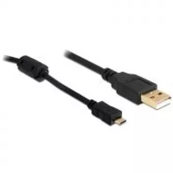 USB laidas DeLOCK USB 2.0 A – Micro-USB B 3 m juodas