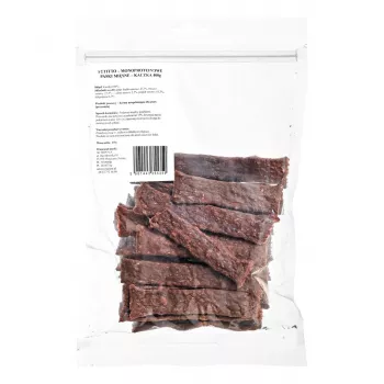 PETITTO Monoprotein Meat Strips Duck 400 g – vieno baltymo šaltinio skanėstas šunims