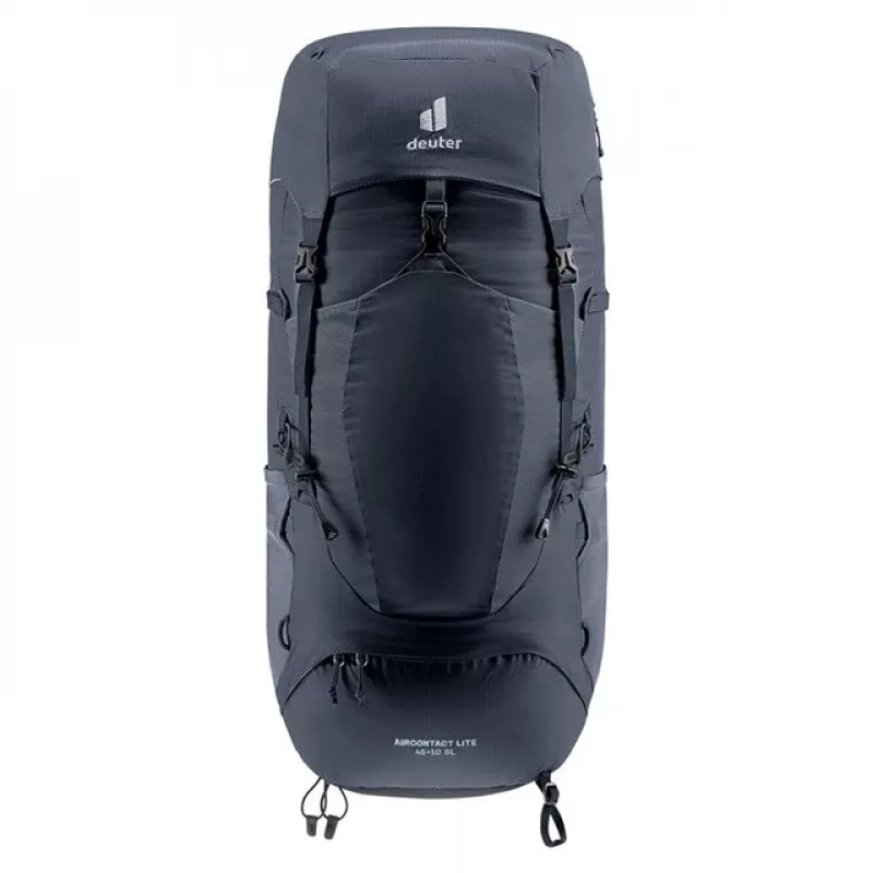 Deuter Aircontact Lite 45+10 SL moteriška žygiavimo kuprinė Juoda