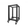 Lanberg atviras stovas 19 inch 18U 600x800 mm juodas