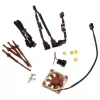 Ventiliatorius Noctua NF-A4x10 PWM 40x10 mm, 12 V, PWM, 1000–5000 RPM, 8,9 m³/h, SSO guolis, raudonas/ smėlio