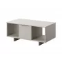 Staliukas kavos cama meble ALMA 100×55×55 cm, stačiakampis smėlio spalvos stalviršis, kashmyras