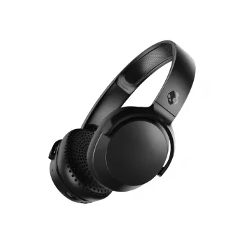 Ausinės Skullcandy Riff Wireless 2, ant ausų, įmontuotas mikrofonas, 3,5 mm, USB, juodos, belaidės