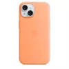 Apple iPhone 15 Silicone Case with MagSafe – Oranžinis sorbetas