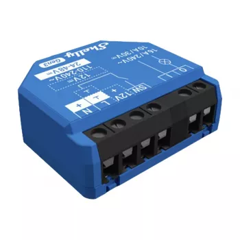 Smart jungiklis Shelly 1 Gen3 komplektas 4 vnt. – belaidis, 240 V AC, plastikinis korpusas