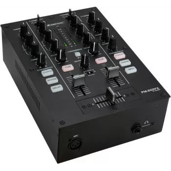 2 kanalų DJ mikseris Omnitronic PM-202FX su filtru ir Bluetooth