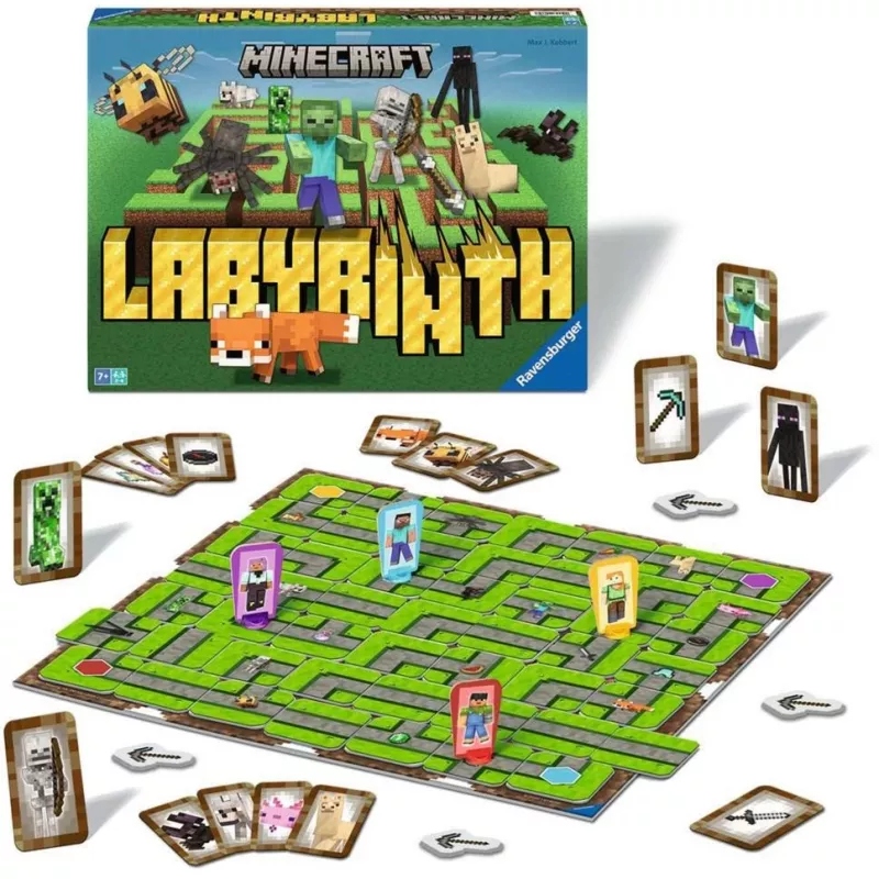 Stalo žaidimas Minecraft Labirintas