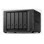 „Synology DX525“ darbalaukio plėtinio blokas, 5 lizdai, 3,5 colio HDD/SSD, SATA, karštas keitimas, juodas