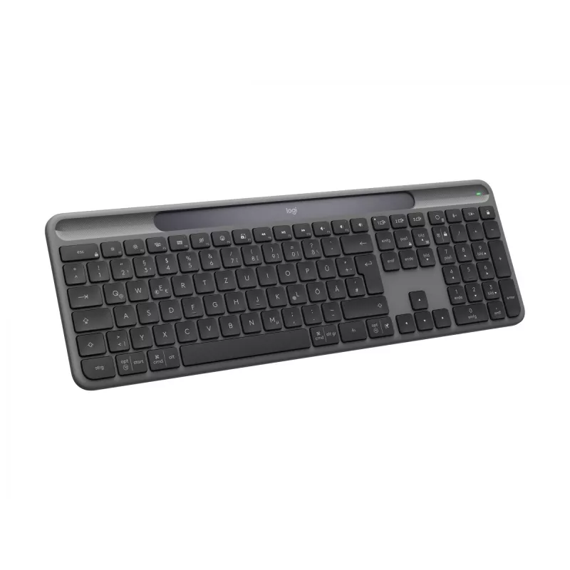 Logitech Signature Slim Solar+ K980 belaidė klaviatūra, vokiška QWERTZ, grafito spalvos