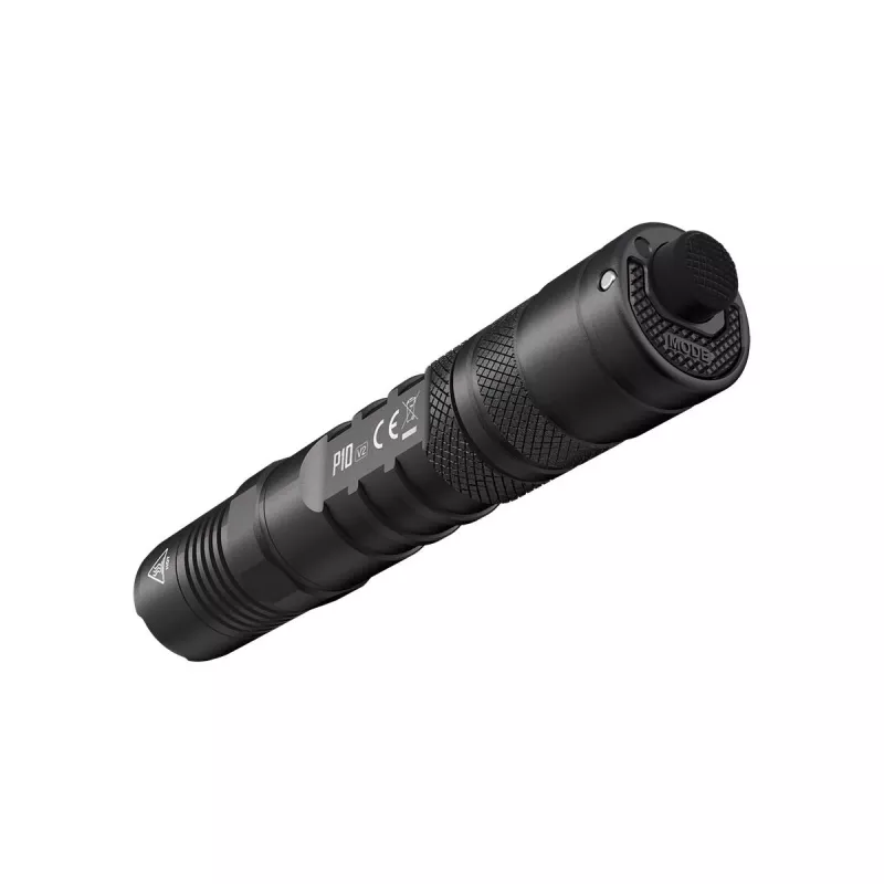 Taktinis žibintuvėlis Nitecore P10 V2 – 1000 lm, IP68, atsparus smūgiams, 95 g, 18650/CR123