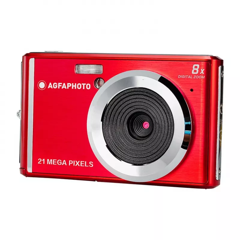 Kompaktiškas fotoaparatas AgfaPhoto Realishot DC5200 21 MP CMOS 5616 x 3744 pikseliai Raudonas