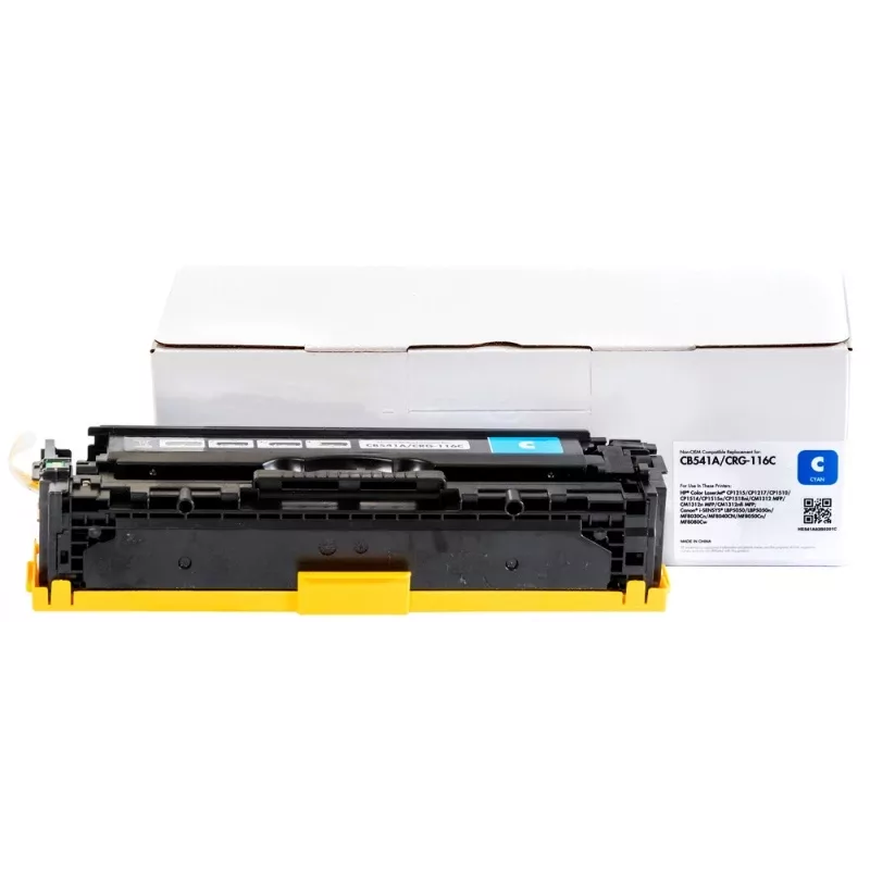 Suderinamas statinės kontrolės Hewlett-Packard 125A CB541A/CE321A/CF211A/ Canon CRG716, Cyan, 1800 p.