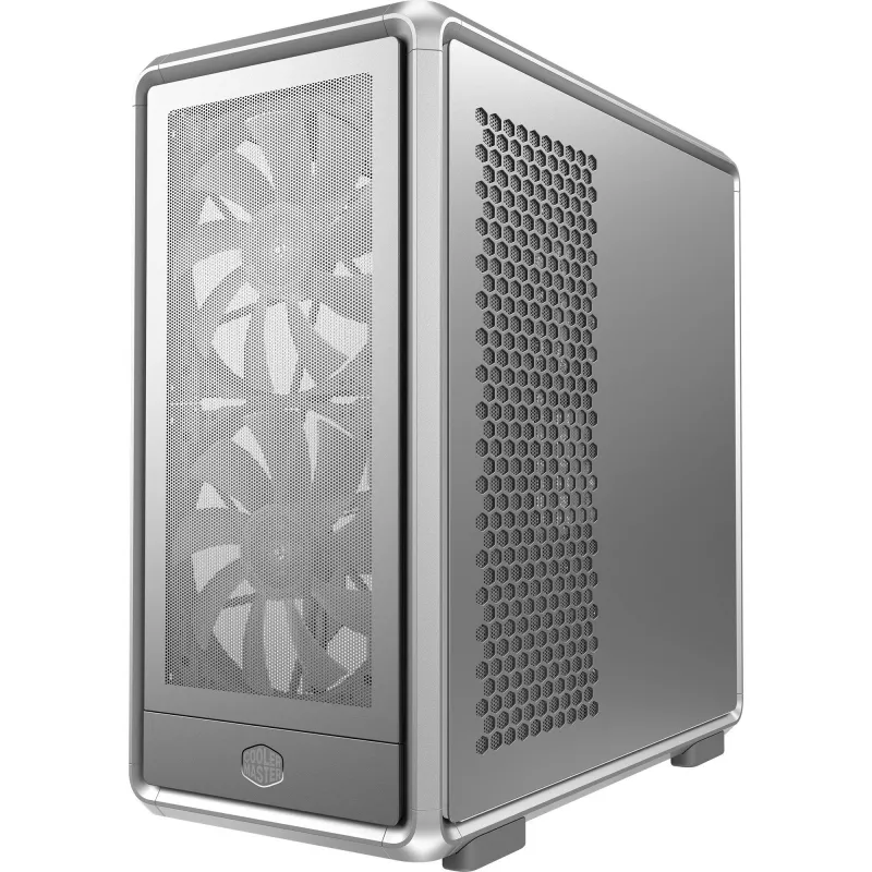 PC korpusas Cooler Master MasterFrame 600 Mesh sidabrinis – ATX/EATX, priekyje 2×200mm, 2.5 colio/3.5 colio diskams