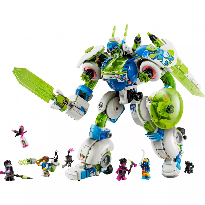 Konstrukcinis žaislas LEGO Mateo ir Z-Blob riterio mechas 71485 – minifigūrėlė ir pastatomas mecho rinkinys