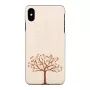 Dėklas iPhone XS Max medinis iš obels medienos, juodas