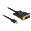 Vaizdo kabelio adapteris DeLOCK 83988 Mini DisplayPort į DVI-D 1 m