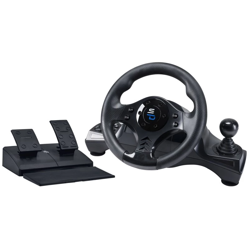Vairas su pedalais Subsonic SA5156-NG 270° sukimas USB juodas