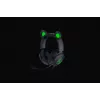 Razer Kraken V2 Pro Kitty Edition – laidinis žaidimų ausinių rinkinys, juodas, viršugalvinis