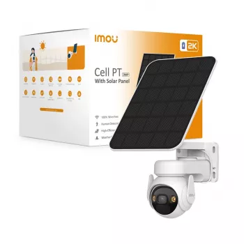 Imou Cell PT Solar Kit IP stebėjimo kamera, išorė, 2304 x 1296 pikseliai, sieninis laikiklis