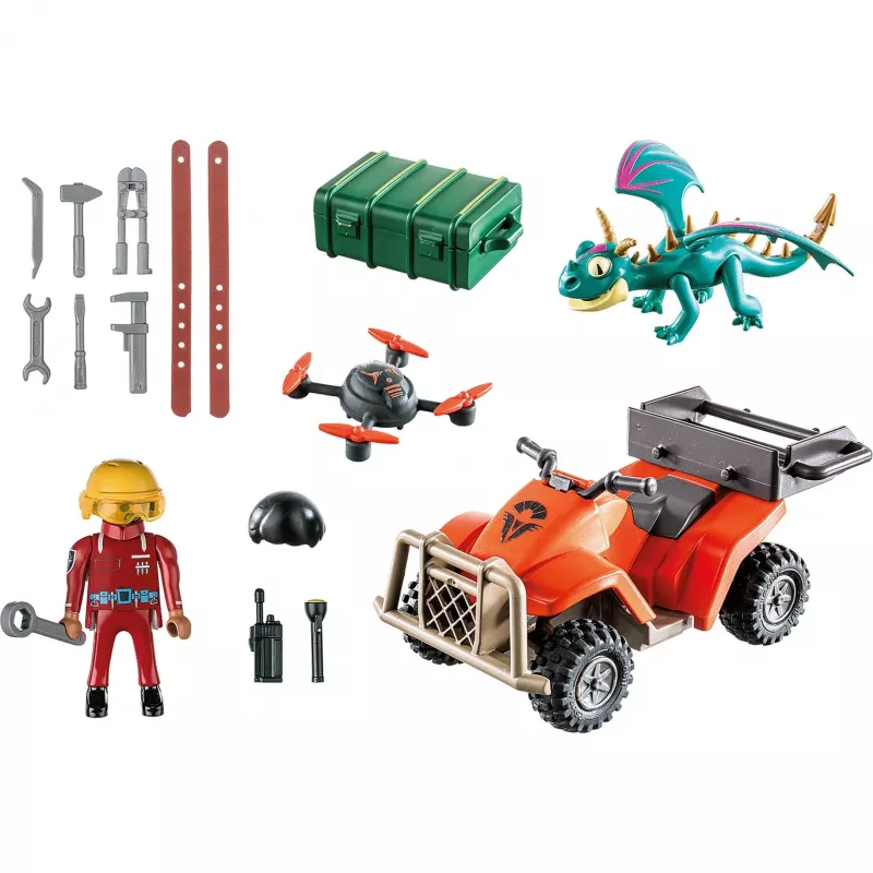 Žaidimų rinkinys „Dragons: Devynių Karalysčių Ikaris Keturkis“ Playmobil 71085