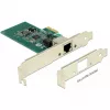 DeLock PCI Express kortelė > 1 x Gigabit LAN - tinklo adapteris - PCIe 2.1 Low-Profile - Gigabit Ethernet