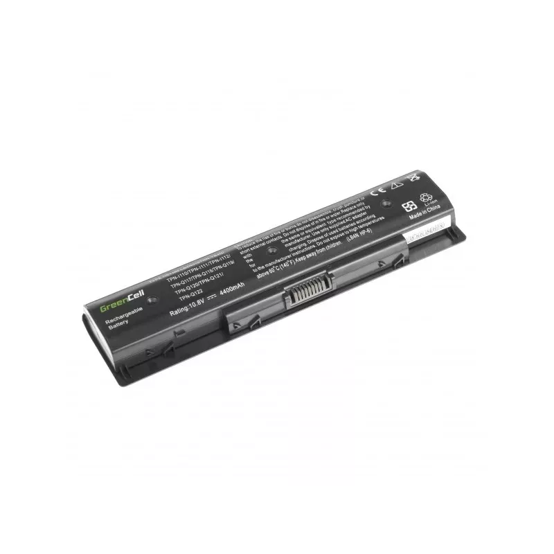 Baterija Green Cell HP78, skirta HP Pavilion / Envy nešiojamiesiems kompiuteriams, 4400 mAh, 10,8 V, 6 elementų, Li-Ion, juoda